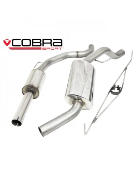 Vauxhall Corsa D VXR 10-14 Cobra Sport Cat Back System (Resonated) Vauxhall Corsa D VXR 10-14 Cobra Sport Cat Back System (Resonated)